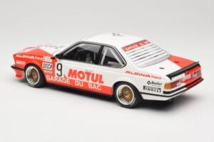 BMW 635 CSi E24 #9 Hollinger / P. Giroix Garage du Bac 24 Hours of Spa 1984 Minichamps 1:18 155842509 Pressofusione — immagine 5 di 6