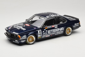 BMW 635 CSi E24 Schnitzer Eterna #4 H. Stuck / W. Brun 3rd Place Brno Grand Prix ETCC 1983 Minichamps 1:18 155832504 Pressofu