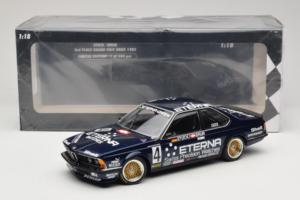 BMW 635 CSi E24 Schnitzer Eterna #4 H. Stuck / W. Brun 3rd Place Brno Grand Prix ETCC 1983 Minichamps 1:18 155832504 Pressofu — immagine 6 di 6