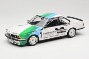 BMW 635 CSi E24 Vogelsang Automobile H. Grohs Winner Bergischer Löwe Zolder 1984 Minichamps 1:18 155842511 Pressofusione