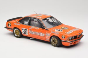 BMW 635CSi E24 Jagermeister #36 W. Brun / H. Grohs ETCC 1984 Minichamps 1:18 80430139185 Pressofusione — immagine 6 di 8