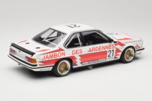 BMW 635CSi E24 Team Brun Motorsport #21 H. Grohs / T. Boutsen Spa 24 Hours 1985 Minichamps 1:18 155852521 Pressofusione — immagine 2 di 6