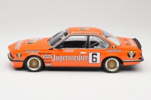 BMW 635CSi E24 Jagermeister #6 H. Stuck Bergischer Lowe Zolder DPM 1984 Minichamps 1:18 155842506 Pressofusione — immagine 3 di 6