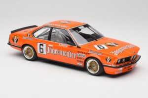BMW 635CSi E24 Jagermeister #6 H. Stuck Bergischer Lowe Zolder DPM 1984 Minichamps 1:18 155842506 Pressofusione — immagine 4 di 6
