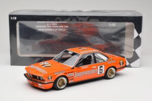BMW 635CSi E24 Jagermeister #6 H. Stuck Bergischer Lowe Zolder DPM 1984 Minichamps 1:18 155842506 Pressofusione — immagine 6 di 6