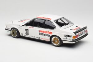 BMW 635CSi E24 Team Schnitzer Eterna #30 S. Bellof / S. Danner ETCC 1984 Minichamps 1:18 155832530 Pressofusione — immagine 5 di 6