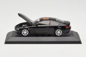 BMW 645i E63 Nero Minichamps 1:43 80420393306 Pressofusione — immagine 2 di 5