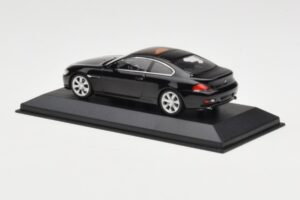 BMW 645i E63 Nero Minichamps 1:43 80420393306 Pressofusione — immagine 4 di 5