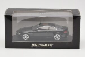 BMW 645i E63 Nero Minichamps 1:43 80420393306 Pressofusione — immagine 5 di 5