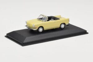BMW 700 Cabriolet Giallo Minichamps 1:43 BMW002 Pressofusione — immagine 2 di 4