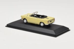 BMW 700 Cabriolet Giallo Minichamps 1:43 BMW002 Pressofusione — immagine 3 di 4
