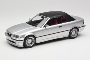 BMW Alpina B3 E36 3.2 Cabriolet Arctic Silver MCG 1:18 MCG18322 Pressofusione — immagine 2 di 8