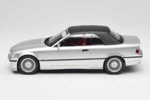 BMW Alpina B3 E36 3.2 Cabriolet Arctic Silver MCG 1:18 MCG18322 Pressofusione — immagine 4 di 8