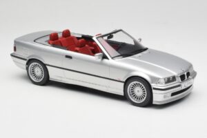 BMW Alpina B3 E36 3.2 Cabriolet Arctic Silver MCG 1:18 MCG18322 Pressofusione — immagine 6 di 8