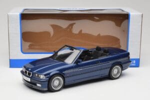 BMW Alpina B3 E36 3.2 Cabriolet Alpina Blu Metallic MCG 1:18 MCG18320 Pressofusione — immagine 7 di 7