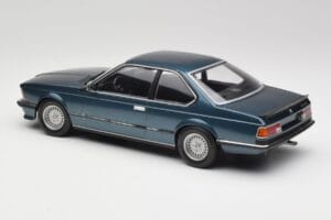 BMW 635 CSi E24 Petrol Blue Metallic Minichamps 1:18 155028108 Pressofusione — immagine 5 di 6