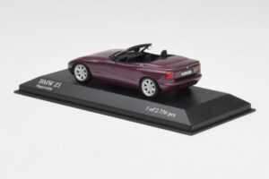 BMW Z1 E30 Viola Metallizzato Minichamps 1:43 400020101 Pressofusione — immagine 3 di 5