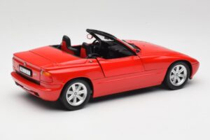 BMW Z1 E30 Rosso Minichamps 1:18 183020106 Pressofusione — immagine 3 di 8