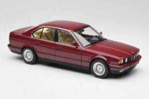BMW 535i E34 Rosso Minichamps 1:18 100024002 Pressofusione — immagine 6 di 8