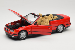 BMW 3 Series E36 Cabriolet Rosso UT Models 1:18 BMW005 Pressofusione — immagine 2 di 8