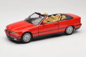 BMW 3 Series E36 Cabriolet Rosso UT Models 1:18 BMW005 Pressofusione