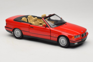 BMW 3 Series E36 Cabriolet Rosso UT Models 1:18 BMW005 Pressofusione — immagine 6 di 8
