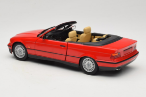 BMW 3 Series E36 Cabriolet Rosso UT Models 1:18 BMW005 Pressofusione — immagine 7 di 8