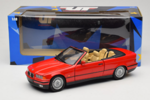 BMW 3 Series E36 Cabriolet Rosso UT Models 1:18 BMW005 Pressofusione — immagine 8 di 8