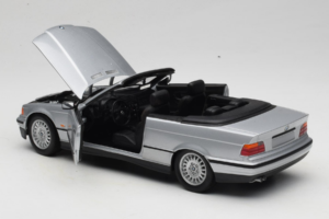 BMW 3 Series E36 Cabriolet Argento UT Models 1:18 BMW008 Pressofusione — immagine 5 di 8