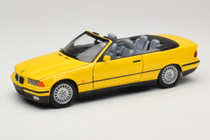 BMW 3 Series E36 Cabriolet Giallo UT Models 1:18 BMW007 Pressofusione
