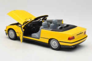BMW 3 Series E36 Cabriolet Giallo UT Models 1:18 BMW007 Pressofusione — immagine 5 di 8
