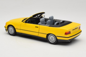 BMW 3 Series E36 Cabriolet Giallo UT Models 1:18 BMW007 Pressofusione — immagine 7 di 8