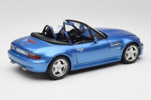 BMW Z3 E36 M Roadster Estoril Blue Bburago 1:18 3349-M1 Pressofusione — immagine 3 di 8