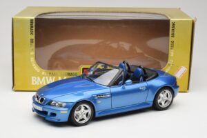 BMW Z3 E36 M Roadster Estoril Blue Bburago 1:18 3349-M1 Pressofusione — immagine 8 di 8