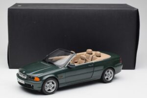 BMW 3 E46 Cabriolet Verde Kyosho 1:18 80430009757 Pressofusione — immagine 8 di 8