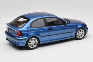 BMW 318ti E46 Compact Estoril Blue Otto 1:18 OT462 Resina — immagine 2 di 6