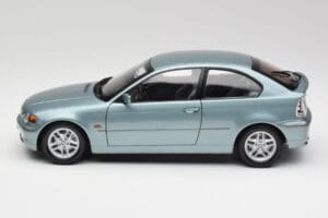 BMW 325Ti E46 Compact Azzurro Metallizzato Kyosho 1:18 80430024439 Pressofusione — immagine 4 di 8