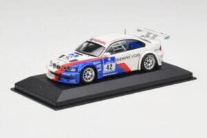 BMW M3 GTR E46 #42 J. Muller / D. Muller / H-J. Stuck / P. Lamy 24 Hours Nurburgring Winner 2004 Minichamps 1:43 444042342 Pr — immagine 2 di 4