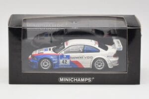 BMW M3 GTR E46 #42 J. Muller / D. Muller / H-J. Stuck / P. Lamy 24 Hours Nurburgring Winner 2004 Minichamps 1:43 444042342 Pr — immagine 4 di 4