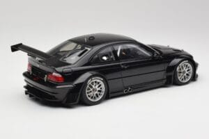 BMW M3 GTR E46 Plain Body Jet Nero AUTOart 1:18 80447 Pressofusione — immagine 2 di 6