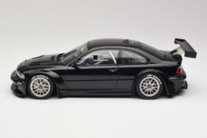 BMW M3 GTR E46 Plain Body Jet Nero AUTOart 1:18 80447 Pressofusione — immagine 3 di 6