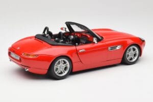 BMW Z8 E52 Rosso Bburago 1:18 Z8001 Pressofusione — immagine 3 di 8