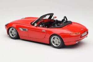 BMW Z8 E52 Rosso Bburago 1:18 Z8001 Pressofusione — immagine 7 di 8
