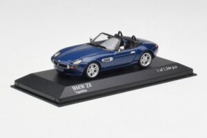 BMW Z8 E52 Topazio Blu Minichamps 1:43 431028740 Pressofusione — immagine 2 di 5