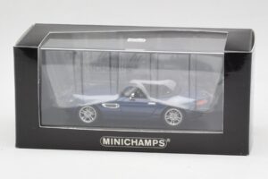 BMW Z8 E52 Topazio Blu Minichamps 1:43 431028740 Pressofusione — immagine 5 di 5