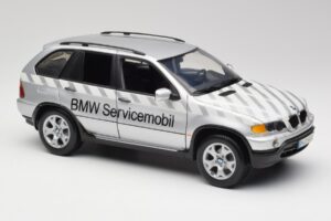 BMW X5 E53 3.0d Service Mobil Kyosho 1:18 80430305646 Pressofusione — immagine 6 di 8