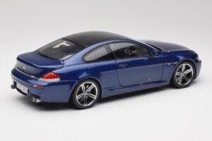 BMW M6 E63 Blu Kyosho 1:18 80430413351 Pressofusione — immagine 3 di 8