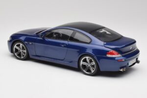 BMW M6 E63 Blu Kyosho 1:18 80430413351 Pressofusione — immagine 7 di 8