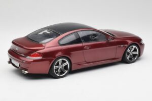 BMW M6 E63 Rosso Kyosho 1:18 80430398134 Pressofusione — immagine 3 di 8