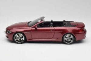BMW M6 E64 Cabriolet Rosso Kyosho 1:18 80430417423 Pressofusione — immagine 4 di 8